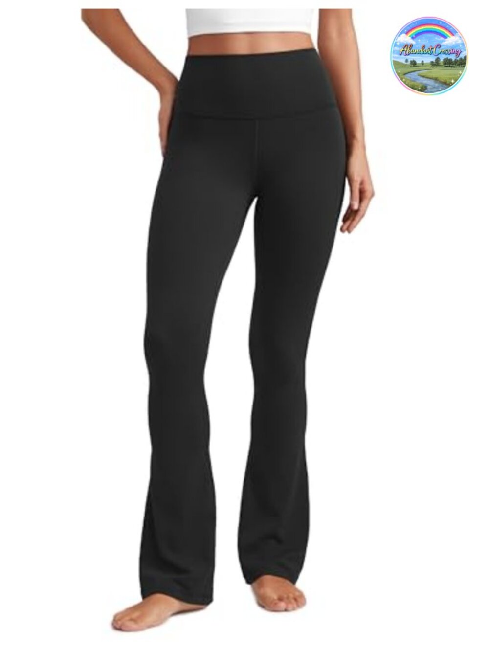 Butterluxe Mini Flared Leggings High Rise Yoga Pants with Pocket 31.5" Inseam